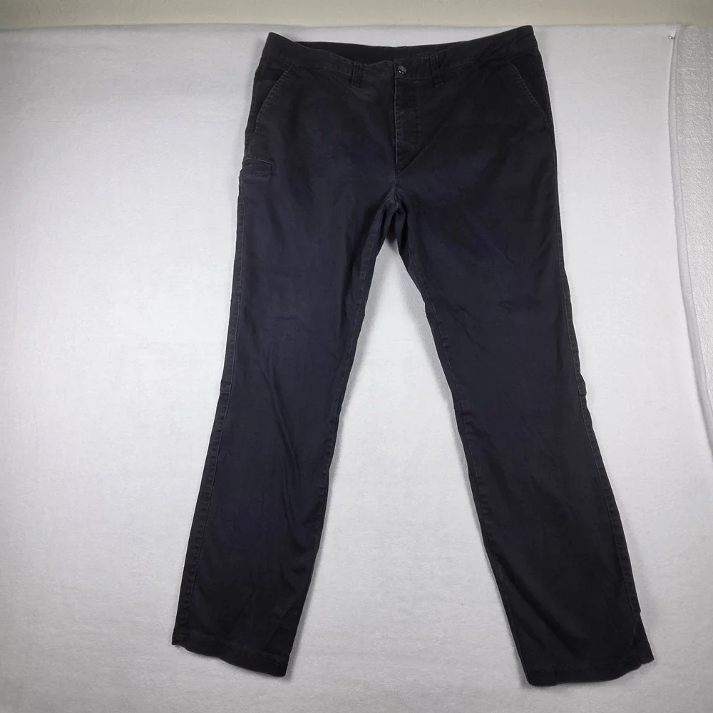 BYLT Stretch Cotton Chino Pant Lot (2) Men's Sz 40x30 Beige Blue Stretch Comfort